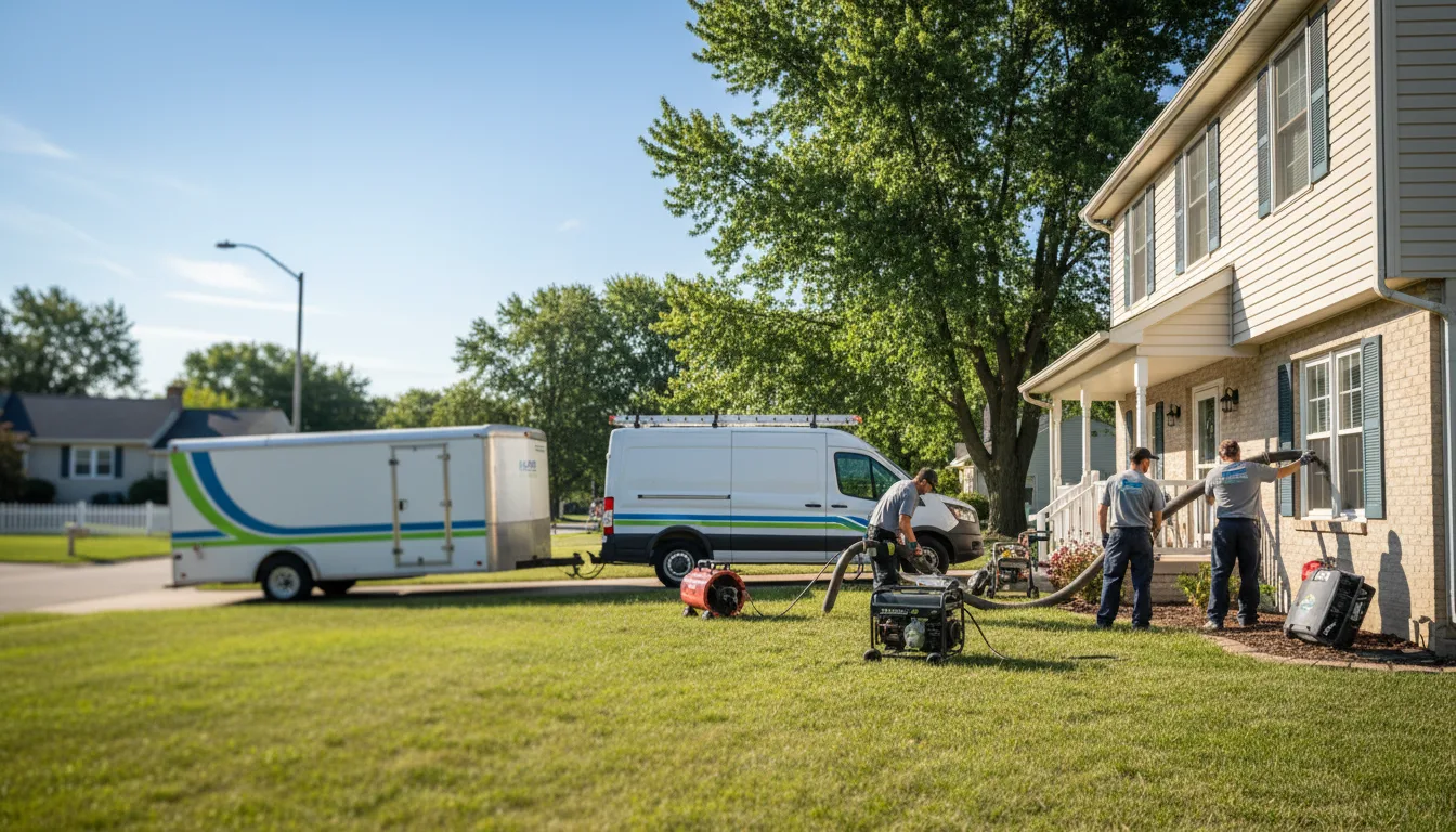 Flooded Basement Restoration And Cleanup With Repair in Bazine, KS near me